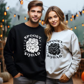 Minimalist Cute Spooky Squad Halloween Sweatshirt