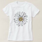 Minimalist Daisy; Summer Daisy Graphic T-Shirt (Design vorne)