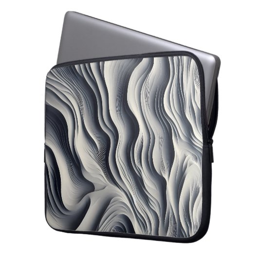 Minimalist Desert Laptop Sleeve (Vorderseite Links)