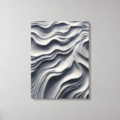 Minimalist Desert Sand Art Print Leinwanddruck (Vorderseite)