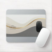 Minimalist Desk Mat Mouse Pad | Modern Office Aest Mousepad (Mit Mouse)