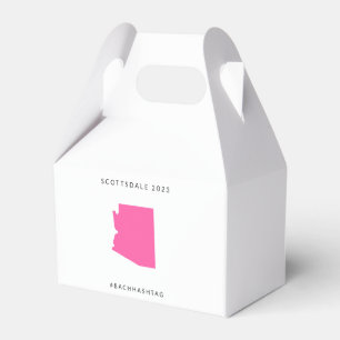 Minimalist "Disco in der Wüste" Bach Favor Box Geschenkschachtel