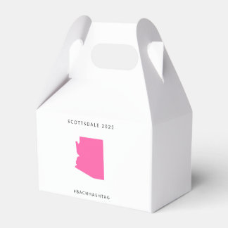 Minimalist "Disco in der Wüste" Bach Favor Box Geschenkschachtel