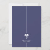 Minimalist DNP Doctor of Nursing Practice Graduate Einladung (Rückseite)