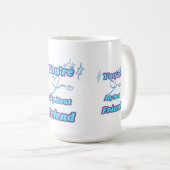 Minimalist "Du bist mein bester Freund" Kaffeetasse (VorderseiteRechts)