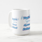 Minimalist "Du bist mein bester Freund" Kaffeetasse (Vorderseite Links)