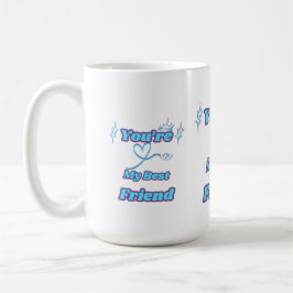 Minimalist "Du bist mein bester Freund"  Kaffeetasse