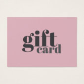 Minimalist Dusty Pink Grey Salon (Vorderseite)