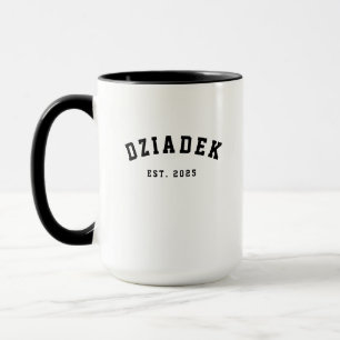 Minimalist Dziadek Ostern Jahr Tasse