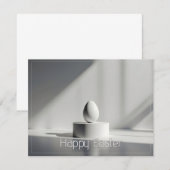 Minimalist Easter Egg on Modern Pedestal (Vorne/Hinten)
