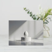 Minimalist Easter Egg on Modern Pedestal (Stehend Vorderseite)