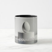 Minimalist Easter Egg on Modern Pedestal Tasse (Zentrum)