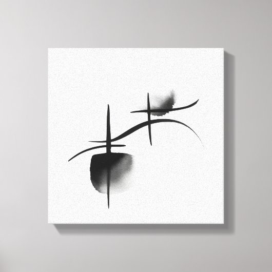 Minimalist Echoes | Premium Wrapped Canvas Leinwanddruck (Vorderseite)