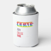 Minimalist einfarbiger Regenbogen-Absolvent Dosenkühler (Kanne Vorderseite)
