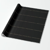 Minimalist Elegant Classical Professional Simple Geschenkpapier (Ungerollt)