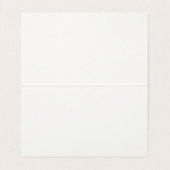Minimalist Elegant Klassisch Professionell Creme Visitenkarten (Innenseite Aufgefaltet)
