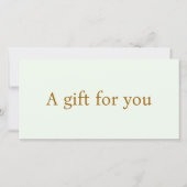 Minimalist Elegant Light Pastel Festive Bold (Vorderseite)