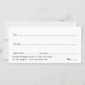 Minimalist Elegant Light Pastel Festive Bold (Rückseite)