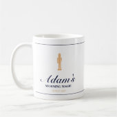 Minimalist elegant personalized christmas mug kaffeetasse (Links)