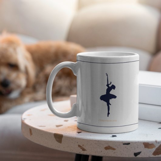 Minimalist elegant personalized christmas mug kaffeetasse