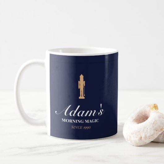 Minimalist elegant personalized christmas mug kaffeetasse (Mit Donut)