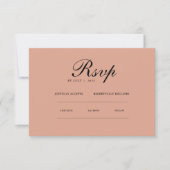 Minimalist Elegant | RSVP & QR Website (Vorderseite)