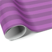Minimalist Elegant Rustic Purple Template Stripes Geschenkpapier (Rolleneckpunkt)