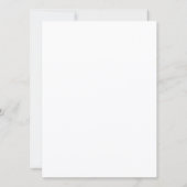 Minimalist Elegant Script Save the Date Card (Rückseite)