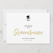 Minimalist Exquisite Gorgeous Script Groosman  Einladung (Vorderseite)