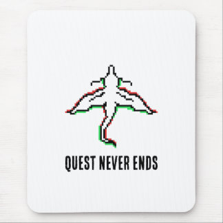 Minimalist Fantasy Dragon Art Mousepad