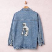 Minimalist Female Android Aesthetic Art - Bold Fut Jeansjacke (Hangar)