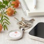  Minimalist Floral Line Art Schlüsselanhänger (Seite)