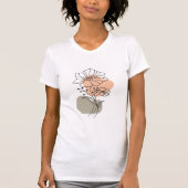 Minimalist Floral Line Art T-Shirt (Vorderseite)