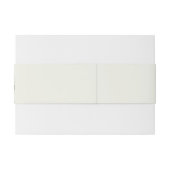 Minimalist Floral Wedding  Einladungsbanderole (Rückseitenbeispiel)