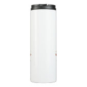 Minimalist Floral Wreath Positive Affirmation Thermosbecher (Rückseite)