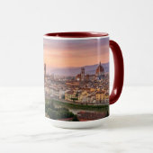 Minimalist Florence Italy Aesthetic City View Mug Tasse (VorderseiteRechts)