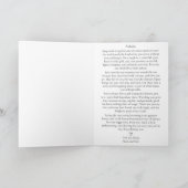 Minimalist Funny and Heartfelt Son Definition Karte (Innenseite)