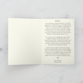 Minimalist Funny and Sweet Daughter Definition Karte (Innenseite)