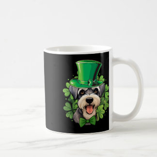 Minimalist Funny St Patricks Schnauzer  Kaffeetasse