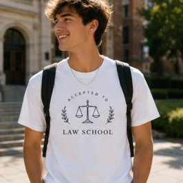 Minimalist für das Jurastudium angenommen, zukünft T-Shirt