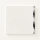 Minimalist "Future Depends On Today" Notebook Notizblock (Rückseite)