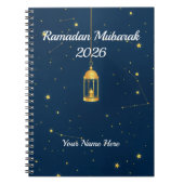 Minimalist Galaxy Lantern Notizblock (Vorderseite)