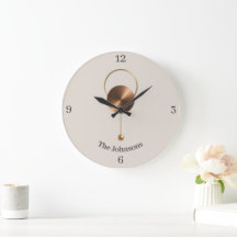 Minimalist gebürstetes Bronze-Einzelmonogramm