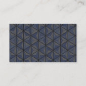 Minimalist Geometric Japanese Business Card  Visitenkarte (Rückseite)