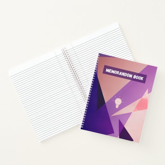 Minimalist geometric notebook notizblock (Innenseite)