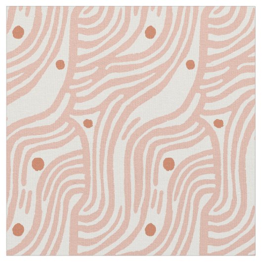 Minimalist gewelltes Linienpunktmuster Stoff (Nahaufnahme)