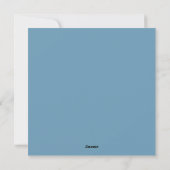 Minimalist Gnom Frohe Weihnachten (Rückseite)