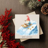 Minimalist Gnom Frohe Weihnachten