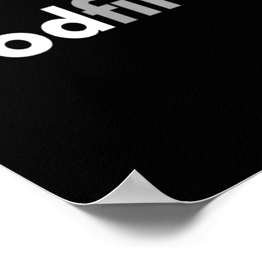 Minimalist God First Simple Christian Poster (Ecke)