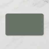 Minimalist Gray Line Divider Platzkarte (Rückseite)
